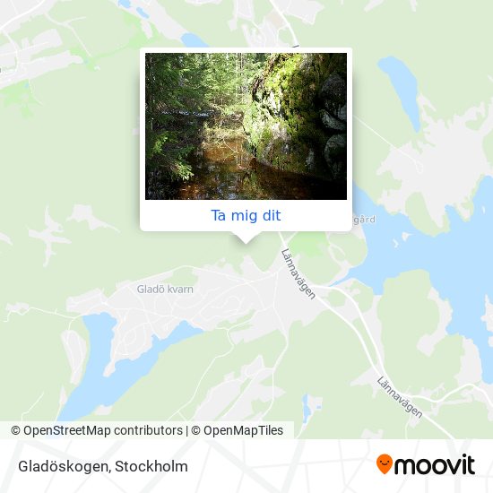 Gladöskogen karta