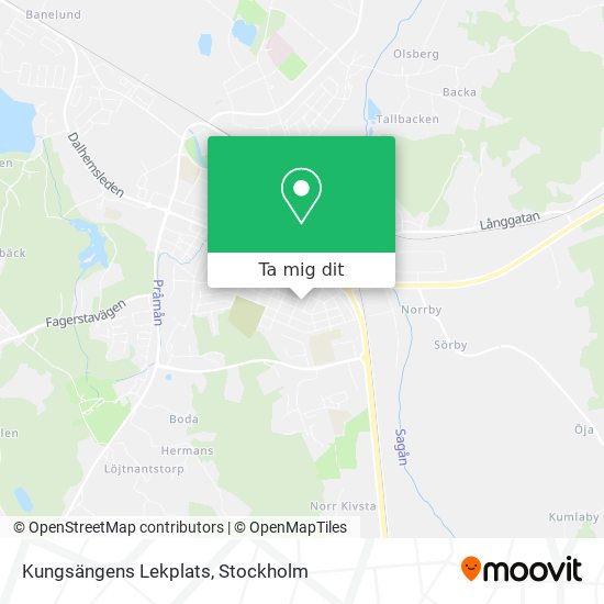 Kungsängens Lekplats karta