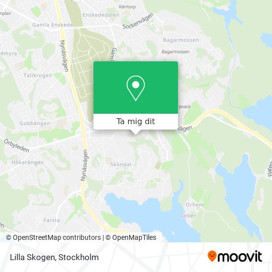 Lilla Skogen karta