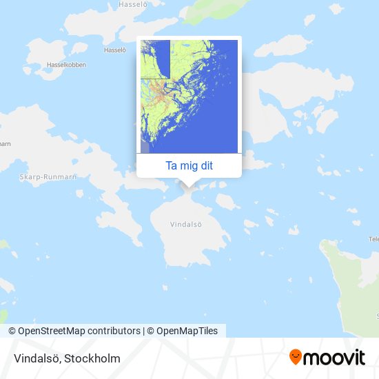 Vindalsö karta