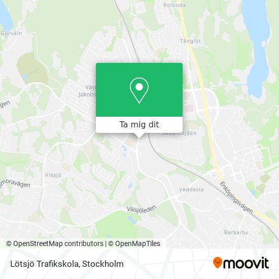 Lötsjö Trafikskola karta