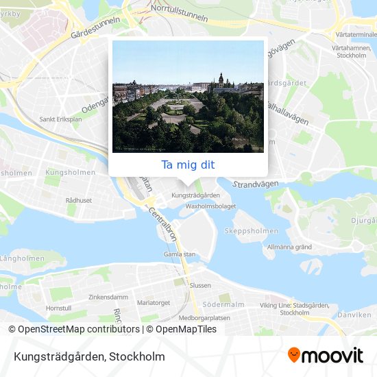 Kungsträdgården karta