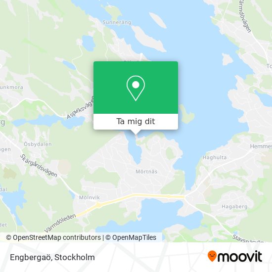 Engbergaö karta