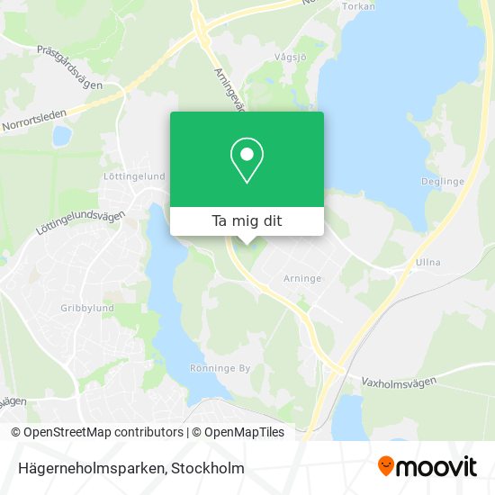 Hägerneholmsparken karta