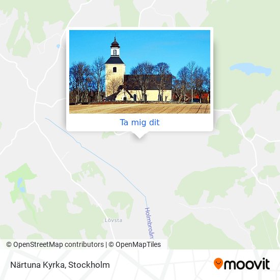 Närtuna Kyrka karta