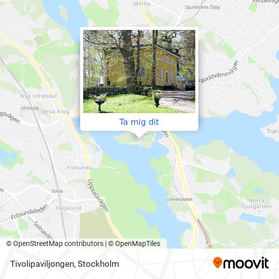 Tivolipaviljongen karta