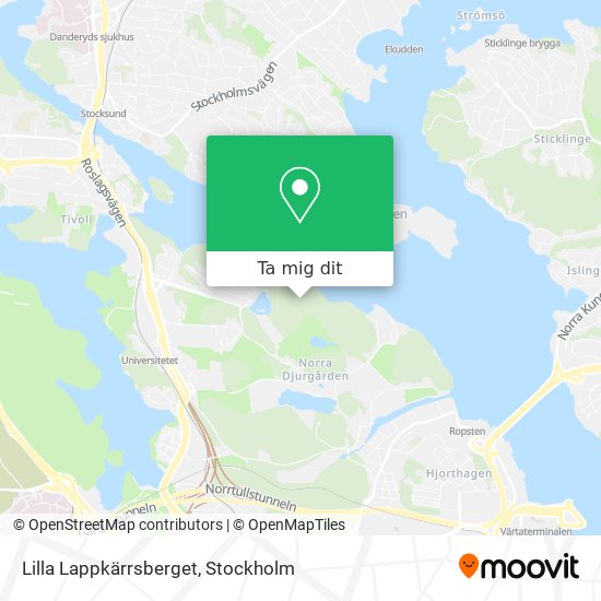 Lilla Lappkärrsberget karta