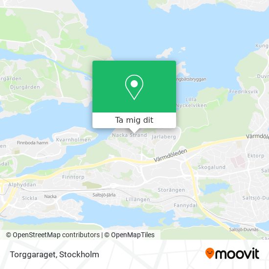 Torggaraget karta