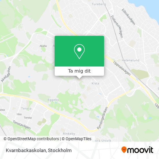 Kvarnbackaskolan karta