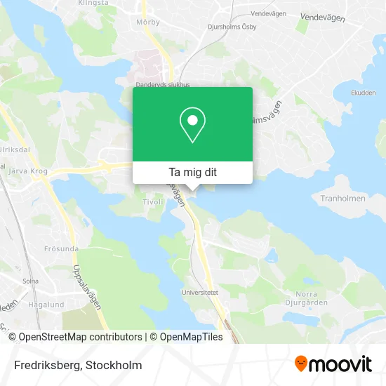 Fredriksberg karta
