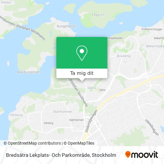 Bredsätra Lekplats- Och Parkområde karta