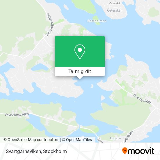 Svartgarnsviken karta