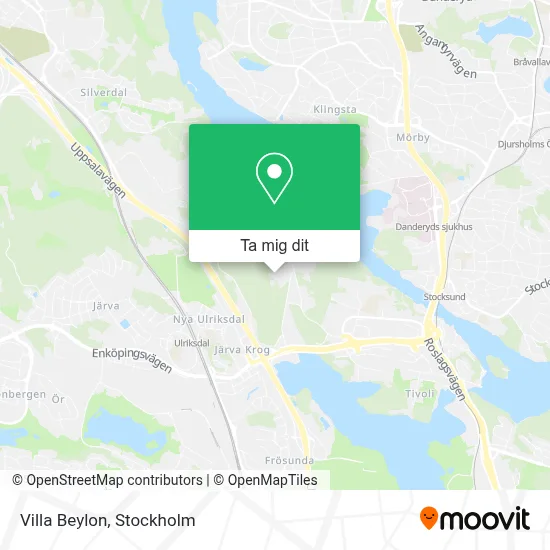 Villa Beylon karta