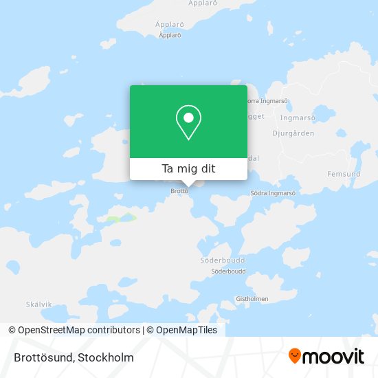 Brottösund karta