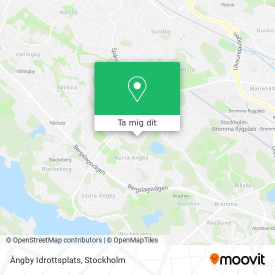 Ängby Idrottsplats karta