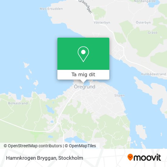 Hamnkrogen Bryggan karta