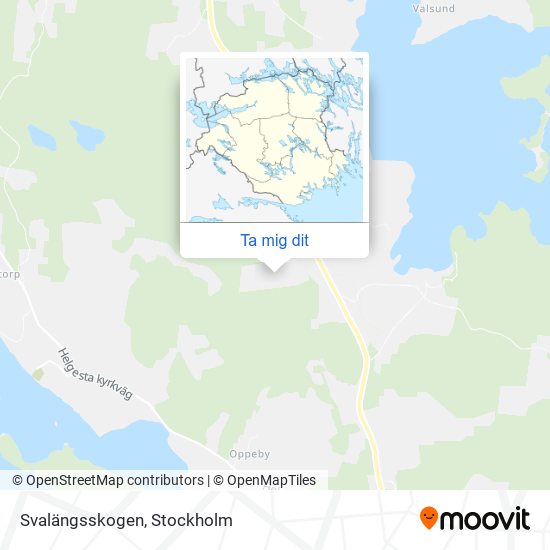 Svalängsskogen karta