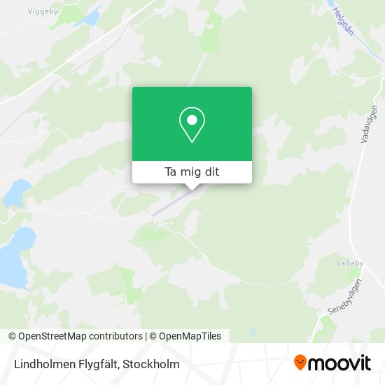 Lindholmen Flygfält karta