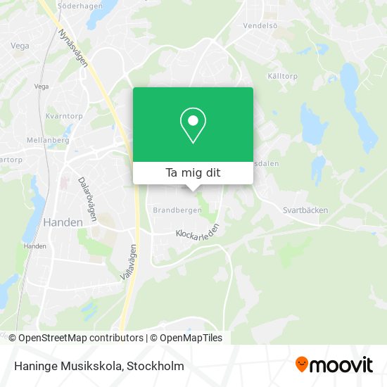 Haninge Musikskola karta