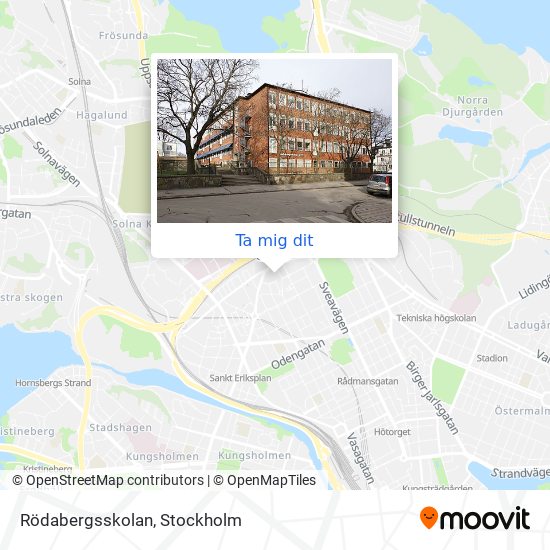 Rödabergsskolan karta