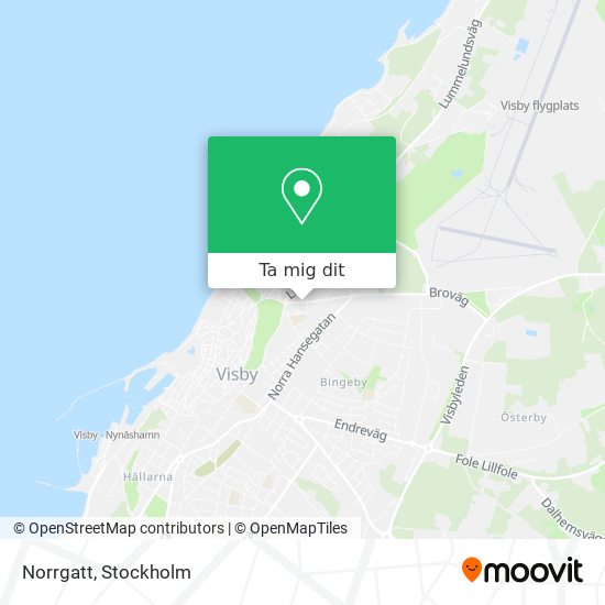 Norrgatt karta