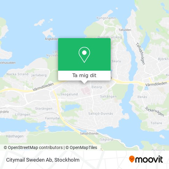 Citymail Sweden Ab karta