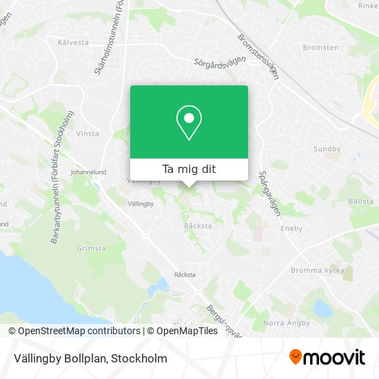 Vällingby Bollplan karta