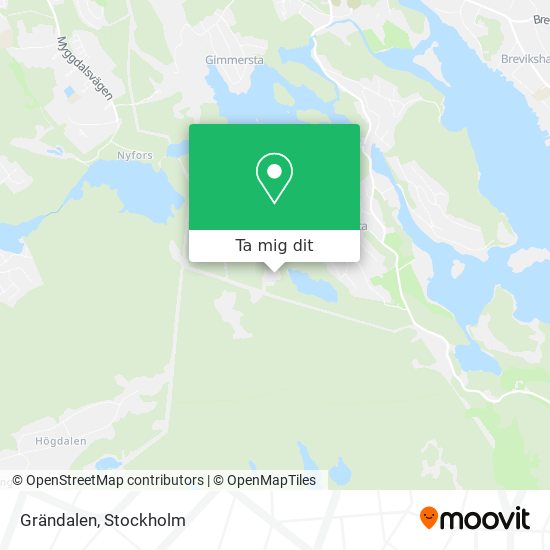 Grändalen karta