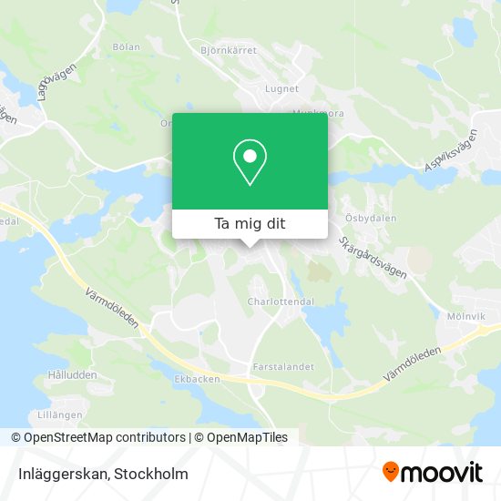 Inläggerskan karta