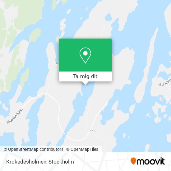 Krokedesholmen karta