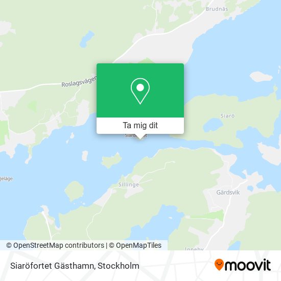 Siaröfortet Gästhamn karta