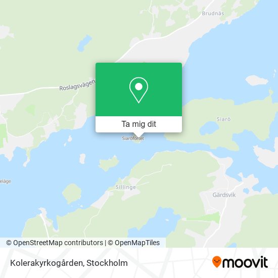 Kolerakyrkogården karta