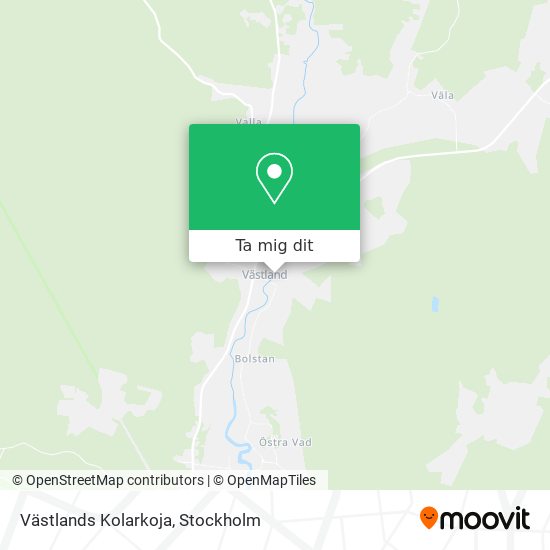 Västlands Kolarkoja karta