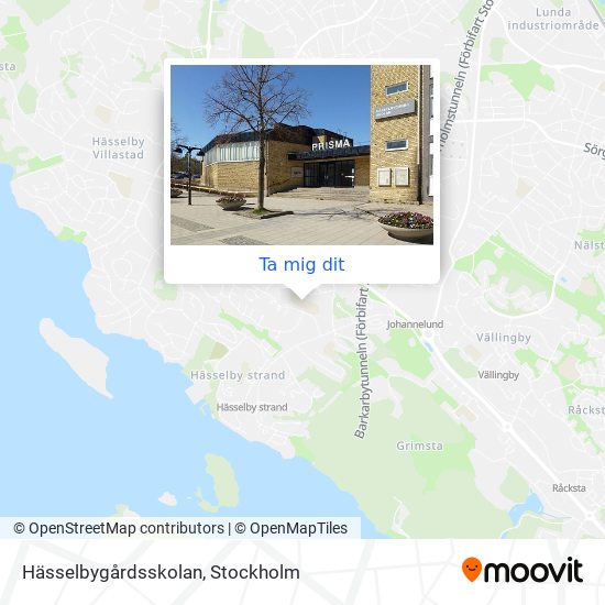 Hässelbygårdsskolan karta