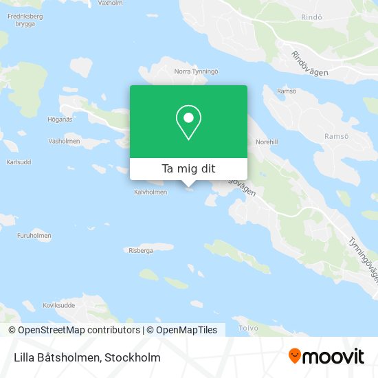 Lilla Båtsholmen karta