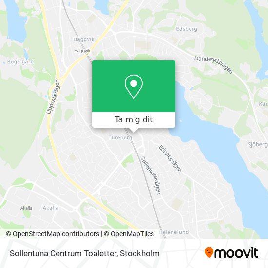 Sollentuna Centrum Toaletter karta