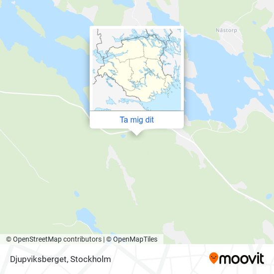 Djupviksberget karta