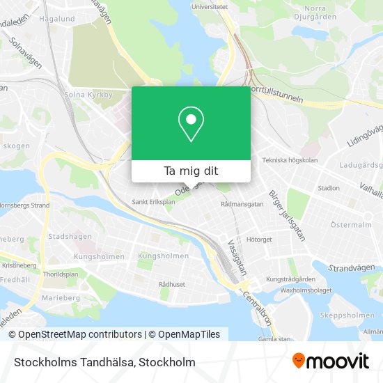 Stockholms Tandhälsa karta