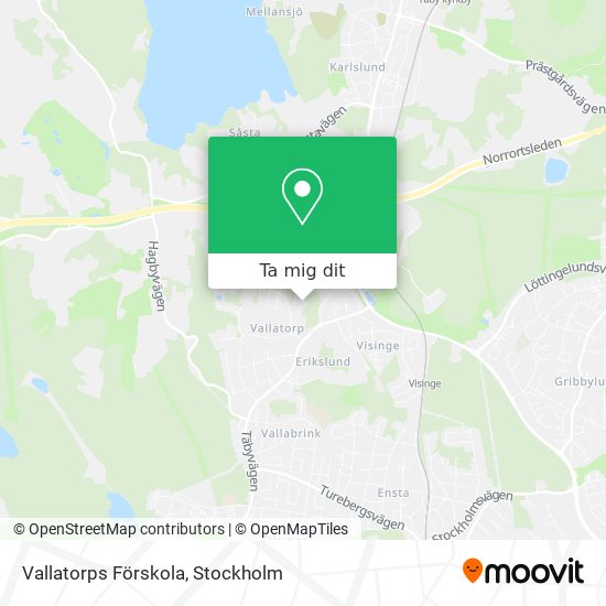 Vallatorps Förskola karta