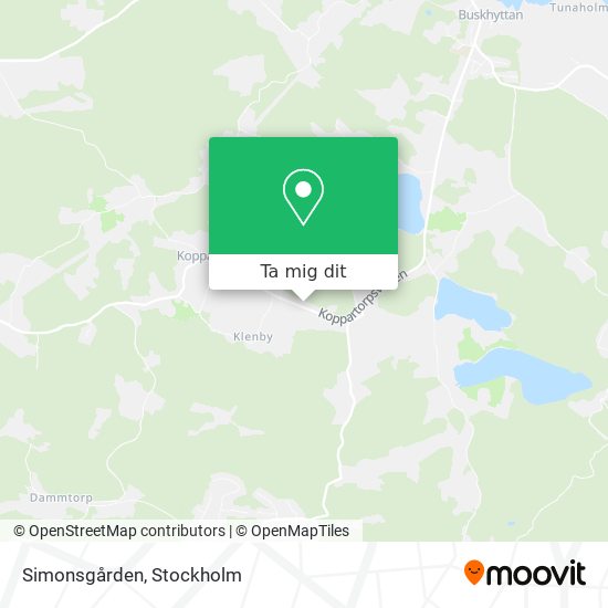 Simonsgården karta