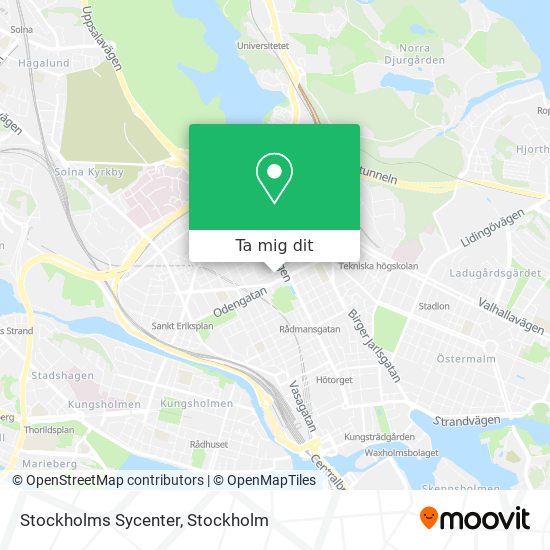 Stockholms Sycenter karta