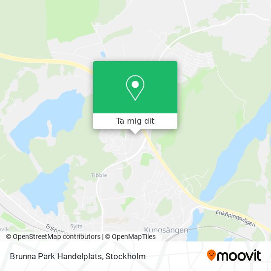 Brunna Park Handelplats karta