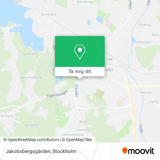 Jakobsbergsgården karta