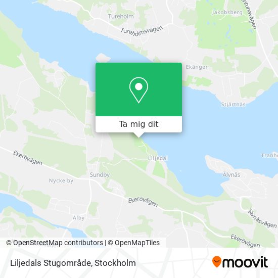 Liljedals Stugområde karta