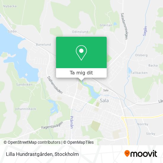 Lilla Hundrastgården karta