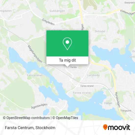 Farsta Centrum karta