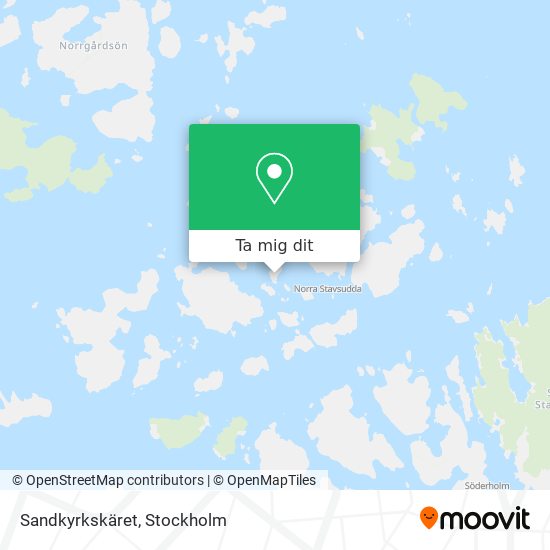 Sandkyrkskäret karta