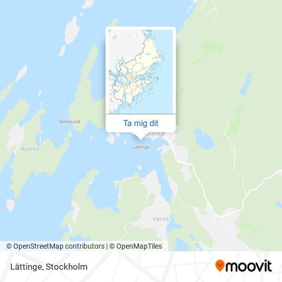 Lättinge karta