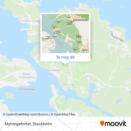 Myttingefortet karta