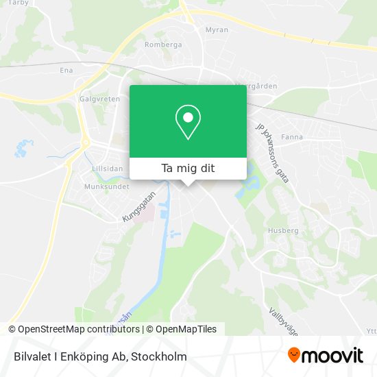 Bilvalet I Enköping Ab karta